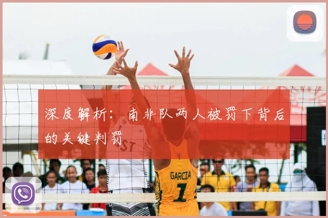 深度解析:南非队两人被罚下背后的关键判罚