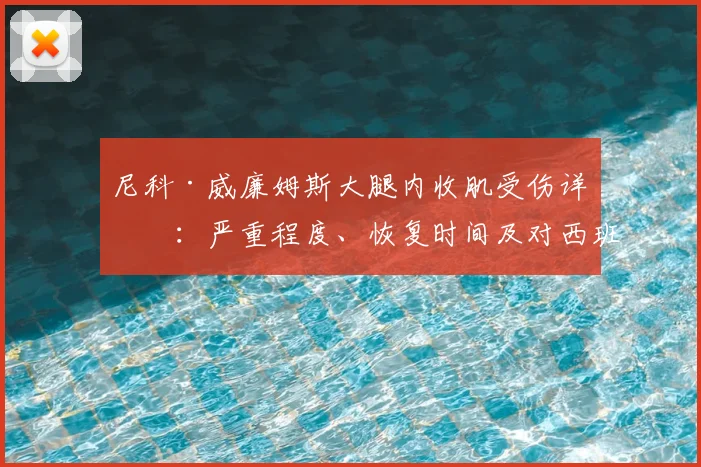 尼科·威廉姆斯大腿内收肌受伤详情:严重程度、恢复时间及对西班牙队的影响分析